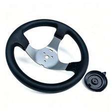 Produktbild - Go-Kart-Lenkrad Strukturiert Kartlenkrad Stabil für Eigenbau, Hobbybastler