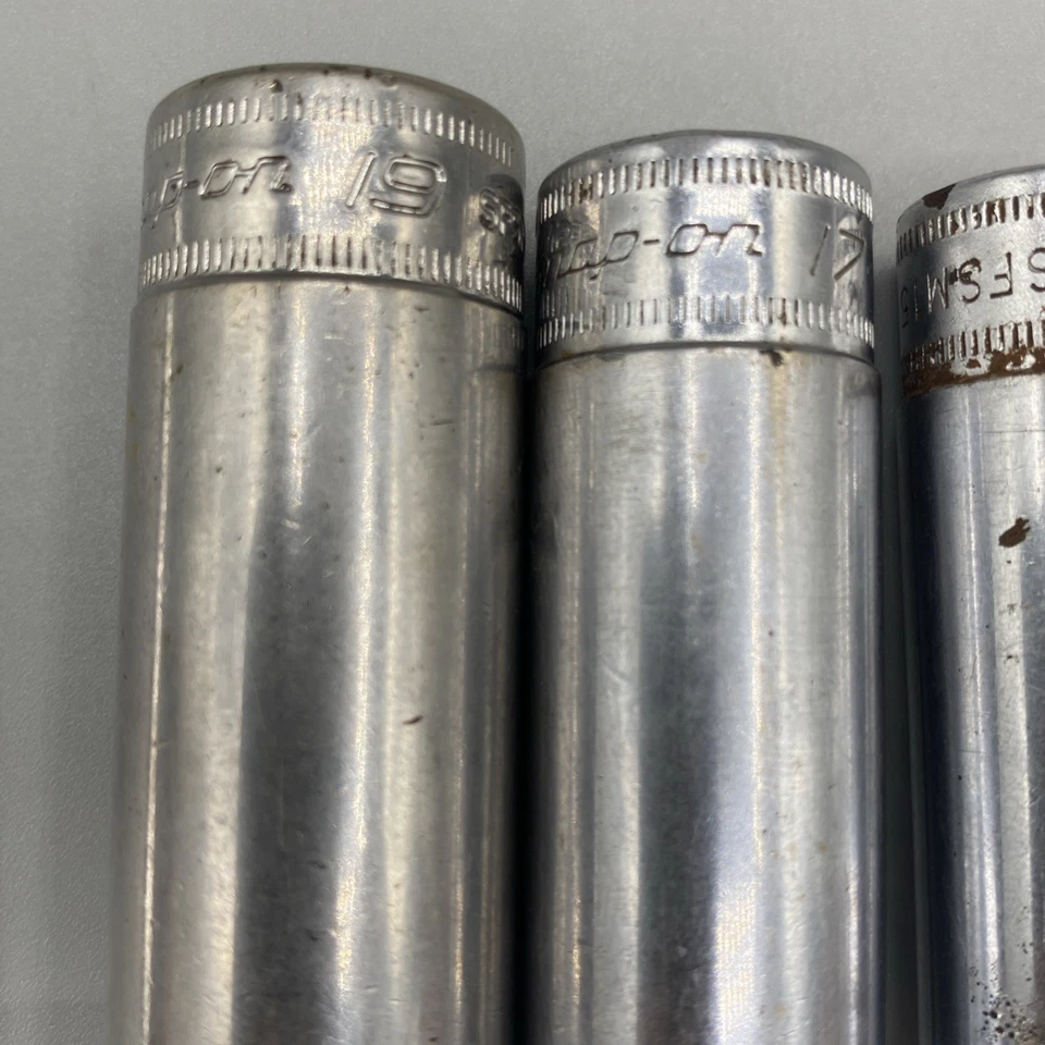 Snap-on Matco MATCC SFS 3/8" 1/4" Drive Deep Socket Set 5pc 6-Point USA Mechanic - Image 4 of 4