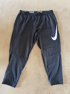 Nike Dri Fit Therma Fleece 4XL HBR Basketball Training Pants Black