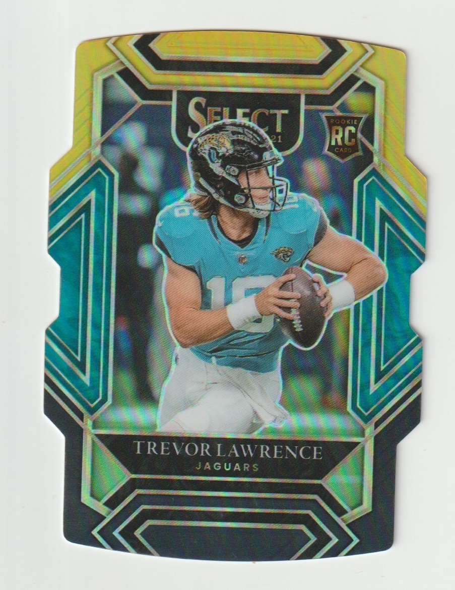 2021 Select Trevor Lawrence RC Gold Black Die-Cut Prizm Jaguars #243 *BCGUYS*