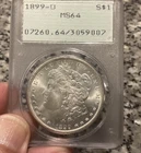 1899-O United States Morgan Silver Dollar PCGS MS64 OGH Series Green Label