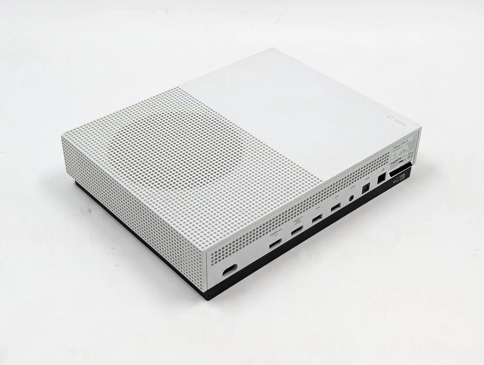 Microsoft Xbox One S 500GB Console w/ Blue Controller & Cables (1681) RFB OB - Image 3 of 4