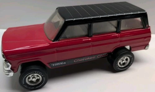 1970s Tonka Red Jeep Cherokee Wagoneer #53078 Steel Toy Truck Vintage