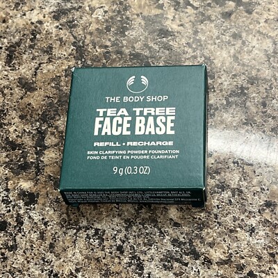The Body Shop Tea Tree Face Base Refill Recharge Powder Foundation 9g - Auswahl