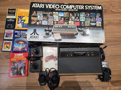 Rare 1980 Vintage Atari Video Computer System CX2600A Original Box $219