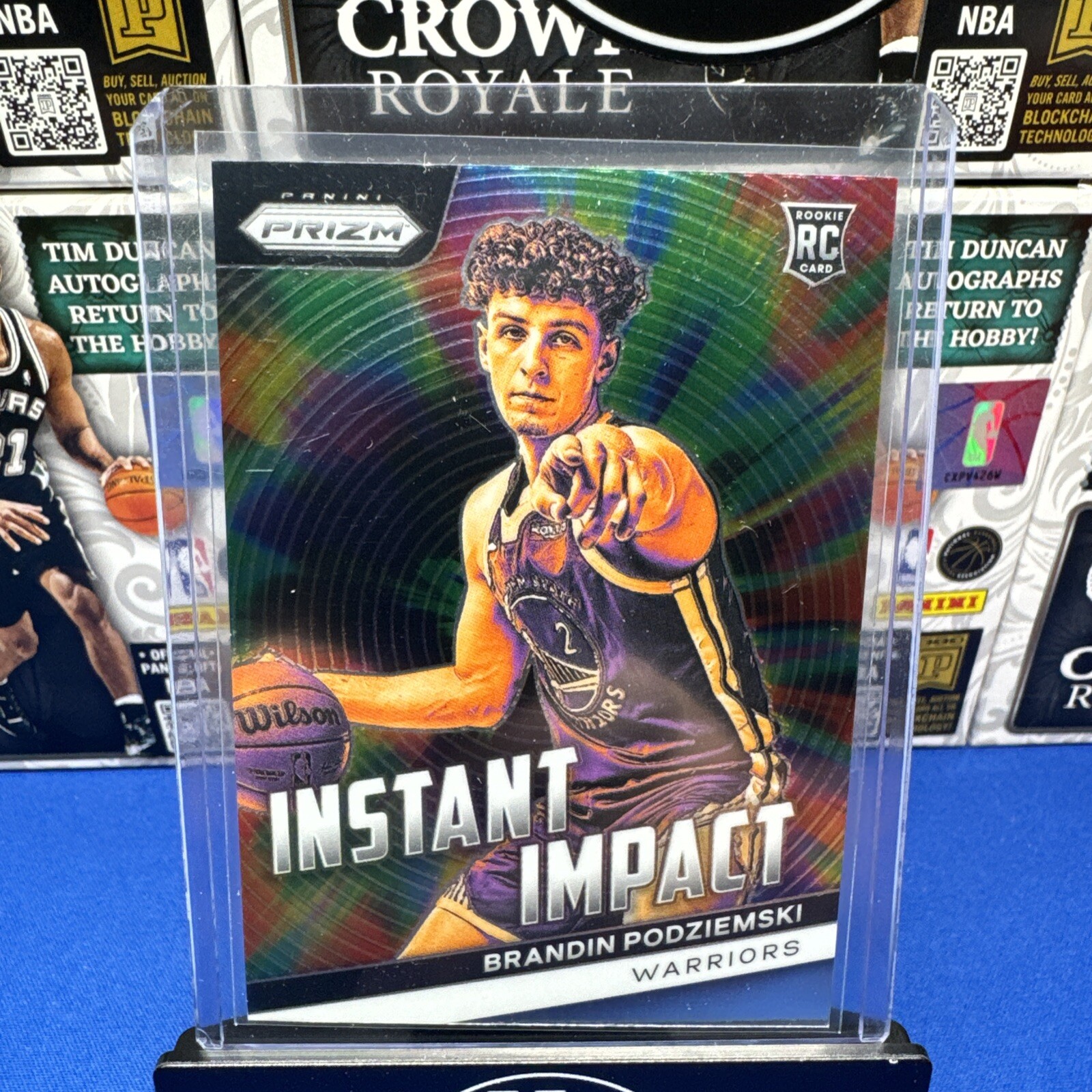 2023-24 Panini Prizm - Instant Impact #25 Brandin Podziemski (RC)