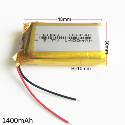103048 3.7V 1400mAh LiPo Rechargeable Battery For Mobile Phone GPS PAD CAMERA - Picture 4 of 18