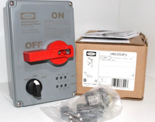   NEW IN BOX  HUBBELL HBLDS3PJ CIRCUIT LOCK 30-Amp DISCONNECT SWITCH 600V 30A