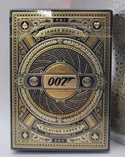 James Bond 007 Luxury Playing Cards, Poker Size Standard - New/Sealed - theory11