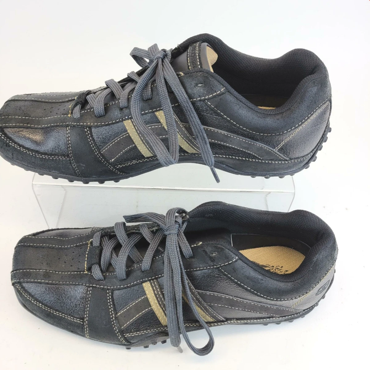 Skechers leather cheap walking shoes