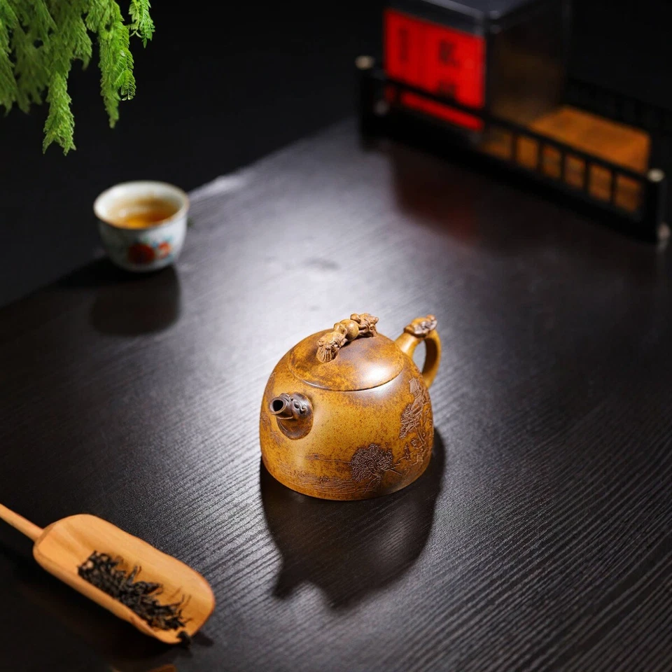 Yixing Zisha Pot Shuanglong Qinquan Zisha Pot - Immagine 4 di 4