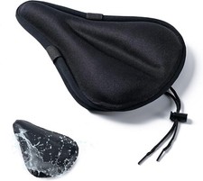 Bike Seat Cushion-Gel Padded Bike Seat Cover for Men  Women Adjustable Bicycle