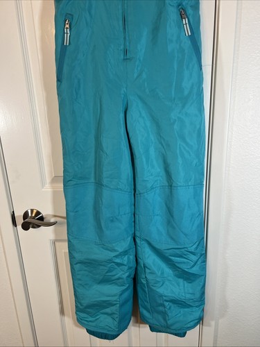 C9 Champion Kids Girls Youth Size L 10-12 Snow Pants Bib Overalls Teal Outerwear - Picture 3 of 6