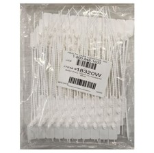  100-Pieces HCL Security Easy Pull-Tight Seals Unnumbered 9" White 18320W
