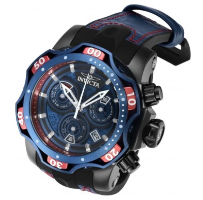 Invicta Venom Gen III Men's 52mm Blue Silicone Swiss Chrono Watch