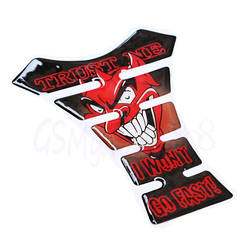 Fuel Tank Decal Pad Gas Cap Sticker Protector Fit For Honda Suzuki Yamaha - Image 3 of 4