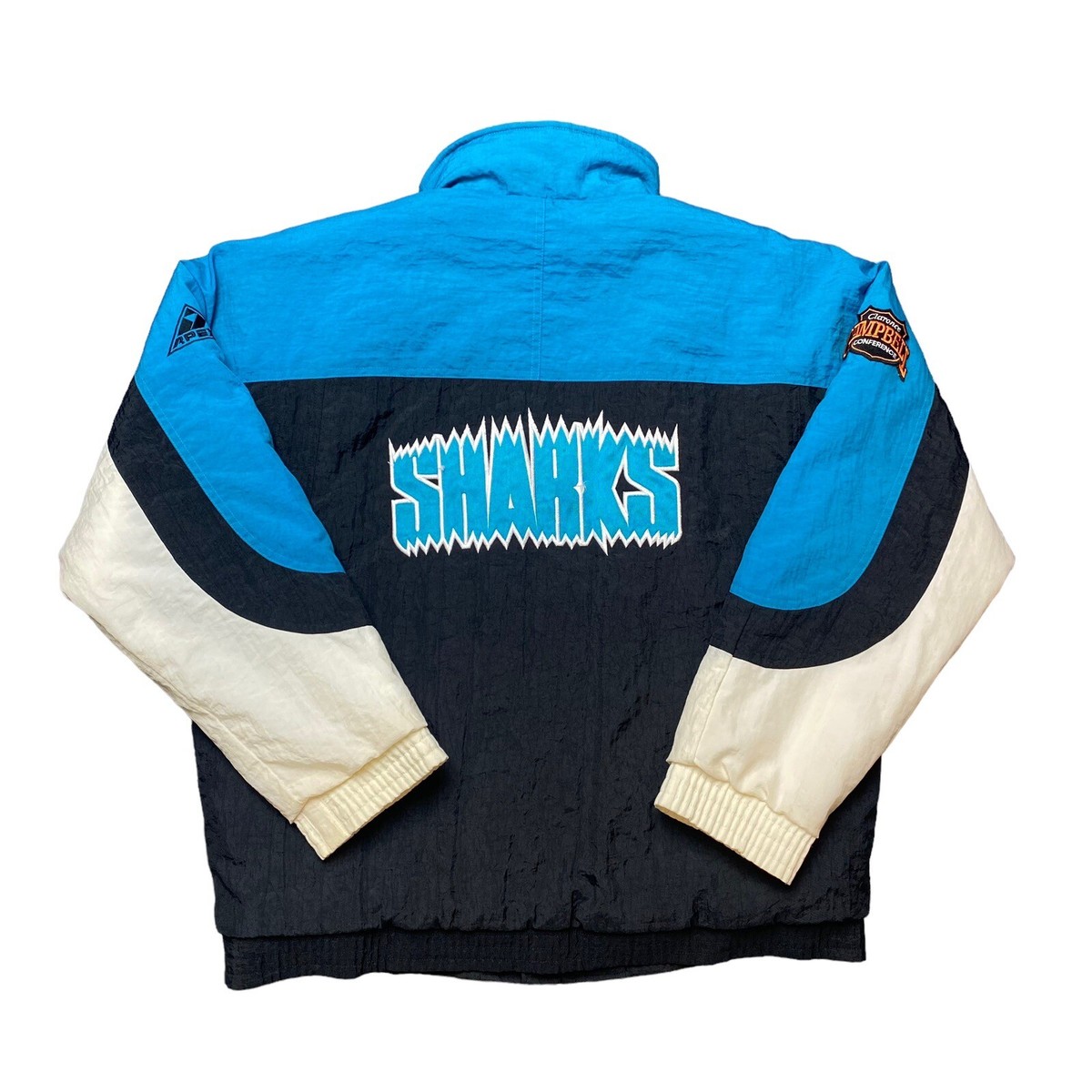 Apex One San Jose Sharks ThrowbackJacket XL CNHL Vintage Adult Sz