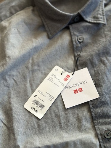 Camisa Gris Uniqlo X JW Anderson Edición Limitada Alta Calidad Nueva + Etiquetas, S - Imagen 5 de 8