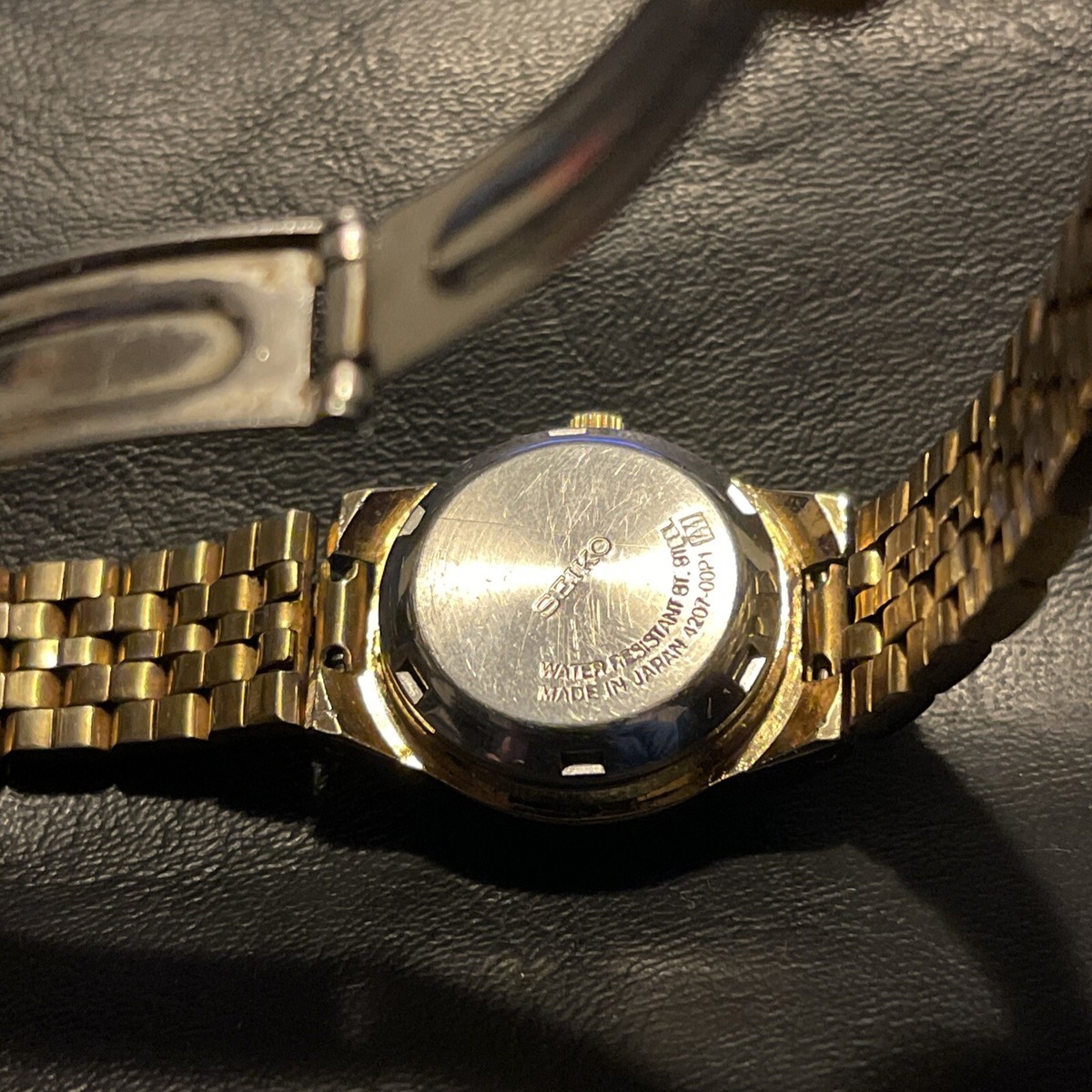 p*♫様 SEIKO5　機械式自動巻　ゴールド　レディース　4207-00P0 Seiko 5 4207-00W0 Womens Watch Automatic 21 Jewels Silver Gold | eBay