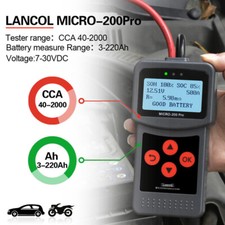 12V 24V Car System Analyzer Battery Tester Micro-200Pro Portable Diagnostic Tool