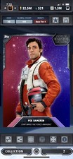 Topps Star Wars Digital Card Trader Tier 8 - Dual Galaxy Purple Poe - Base 3