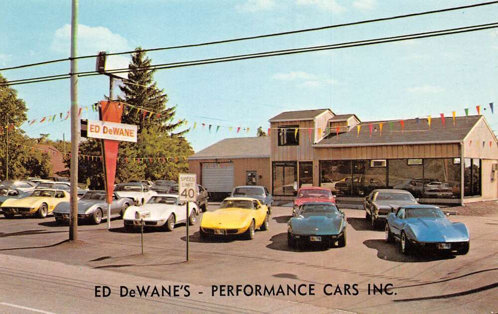 Pottstown Pennsylvania Ed Dewane Performance Cars Dealership Postcard AA60484 eBay