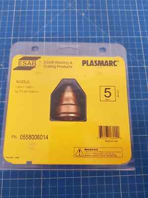 ESAB Plasmarc 1,4mm Nozzle für PT-36(0558006014) 5 Stück/Paket ( 28,50 /Stück )