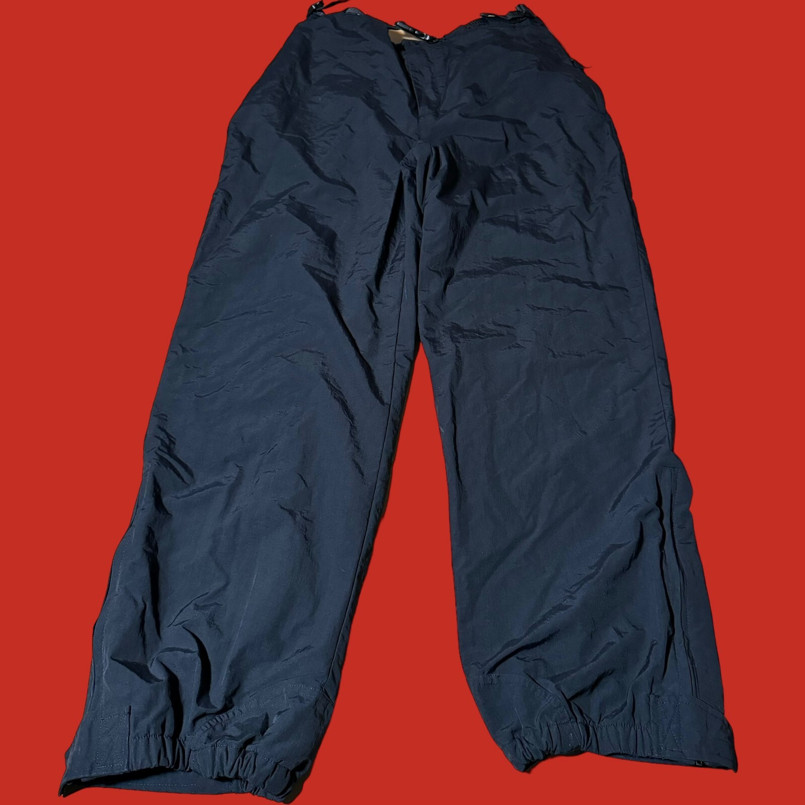 Red Ledge Black Waterproof Nylon Pants Lined Pullon … Gem