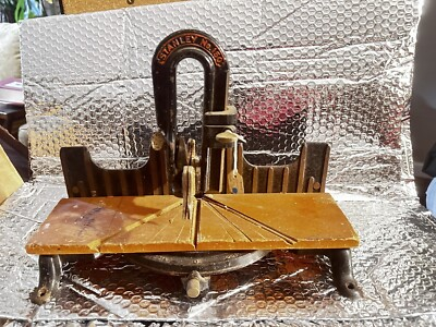#ad #ad Vintage Antique Ward’s By Stanley No. 150 Cast Iron Mitre Saw Box Carpenters USA $100.00