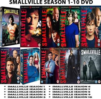 SMALLVILLE Complete Collection Series 1-10 DVD Season 12 3 4 5 6 7
