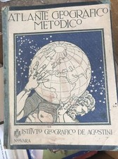 atlante geografico metodico Visintin autografo Giannetto Malmerendi Cesena
