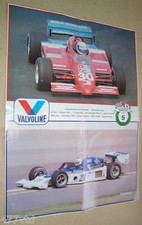 AL UNSER Sn DANNY SULLIVAN. COSWORTH LOLA T-800 POSTER