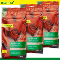 Manna 3 X 1 Kg RosendüNger Npk LangzeitdüNger FüR Prachtvolle BlüTen