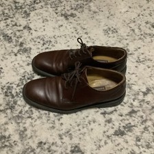 Johnston Murphy Oxfords Brown Leather Handcrafted Brazil 20 4557 Mens Sz 10 M