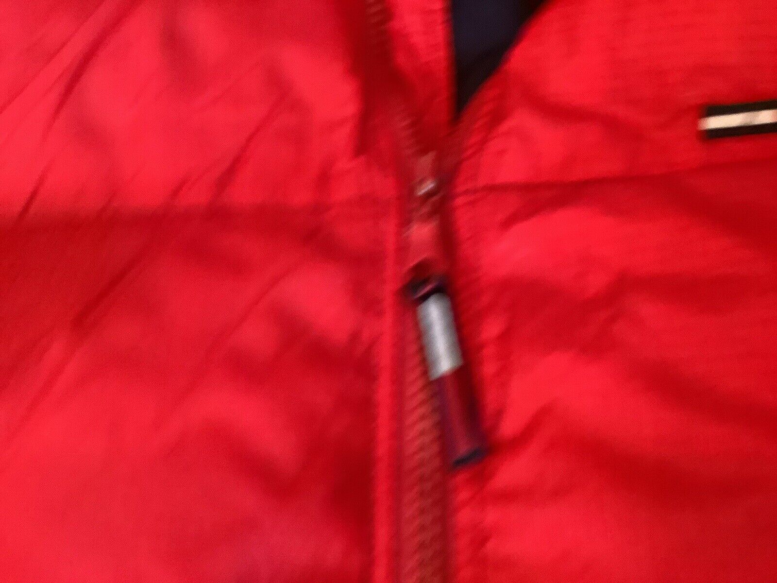 VTG Tommy Hilfiger Jeans Red Quilted Down Puffer … - image 4