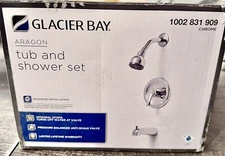 Glacier Bay Aragon Single-Handle 1-Spray Tub & Chrome Shower Faucet HD874X-0001