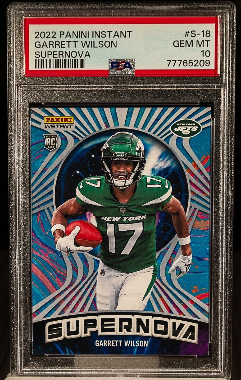 Garrett Wilson Panini Instant Supernova #S18 Base