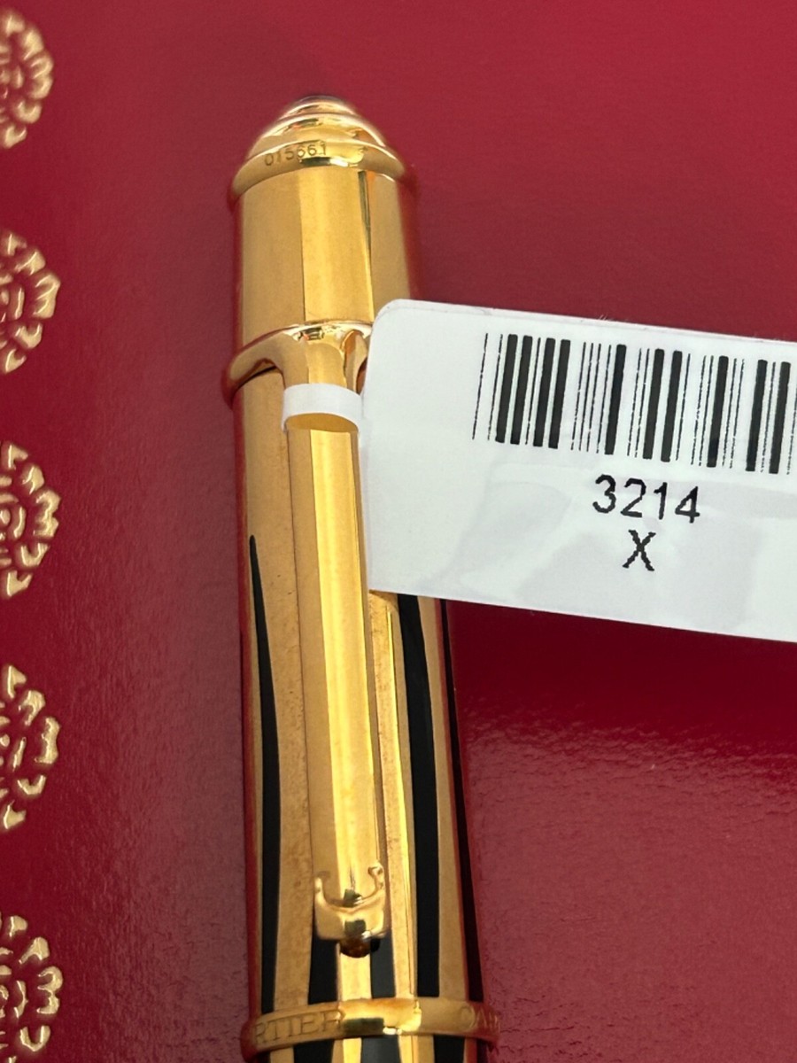 Louis Cartier Mini Diabolo Fountain Pen, 18K M Nib-New | eBay