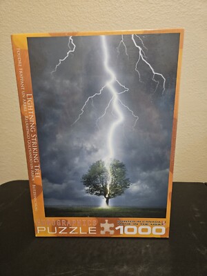 Eurographics Lightning Striking Tree - Thunder Storm - 1000 Piece Puzzle NEW