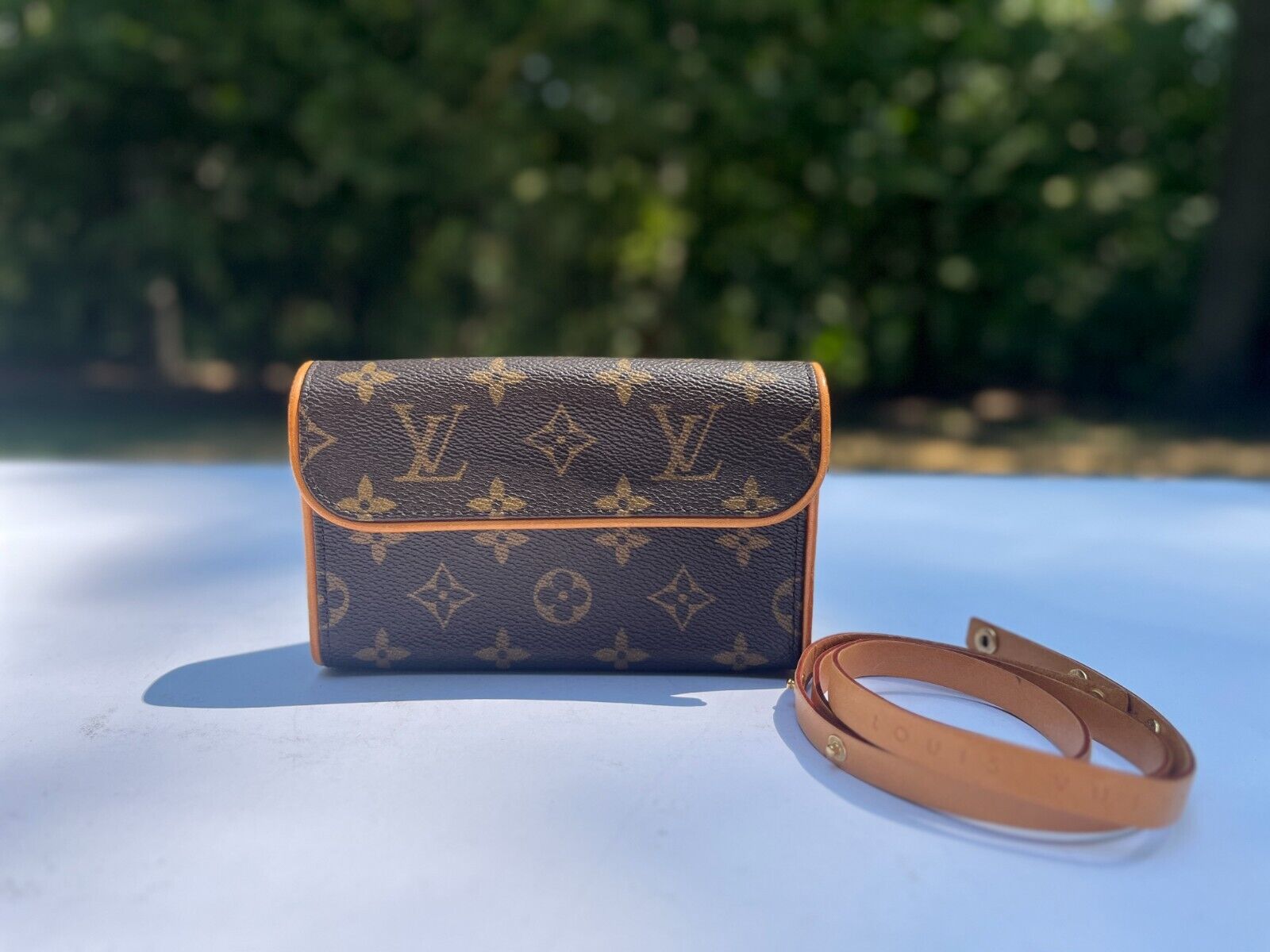 Louis Vuitton Monogram Coated Canvas Eva Pochette | DBLTKE Luxury Consignment Boutique