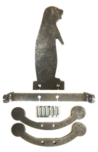 3/8" AR500 Prairie Dog Rocking Ground Stand - Hardened Steel Shooting Target - Picture 4 of 6