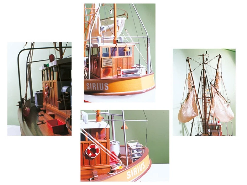 Krick RC Schiff Krabbenkutter Sirius Boot 1:16 Baukasten - Bild 4 von 4