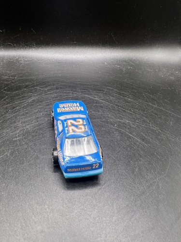 1992 Pit Row Maxwell House Stock Car #22 Blue Diecast Plastic 1/64 Racing Car - Picture 3 of 7