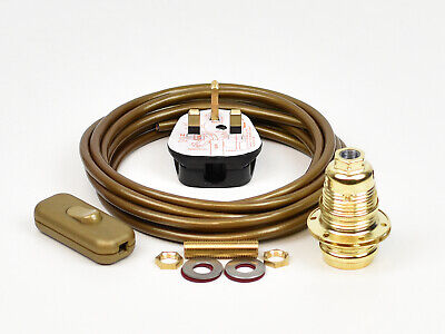 Table Lamp Wiring Kit Brass Bulb Holder, How To Rewire A Table Lamp Uk