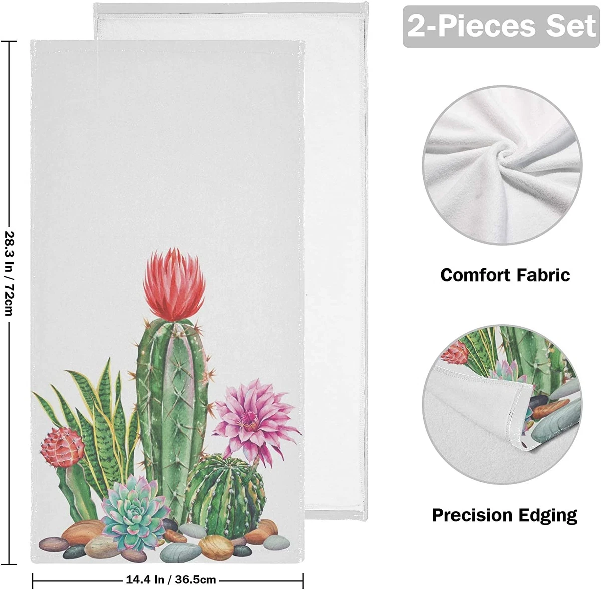 Succulent 2025 hand towels