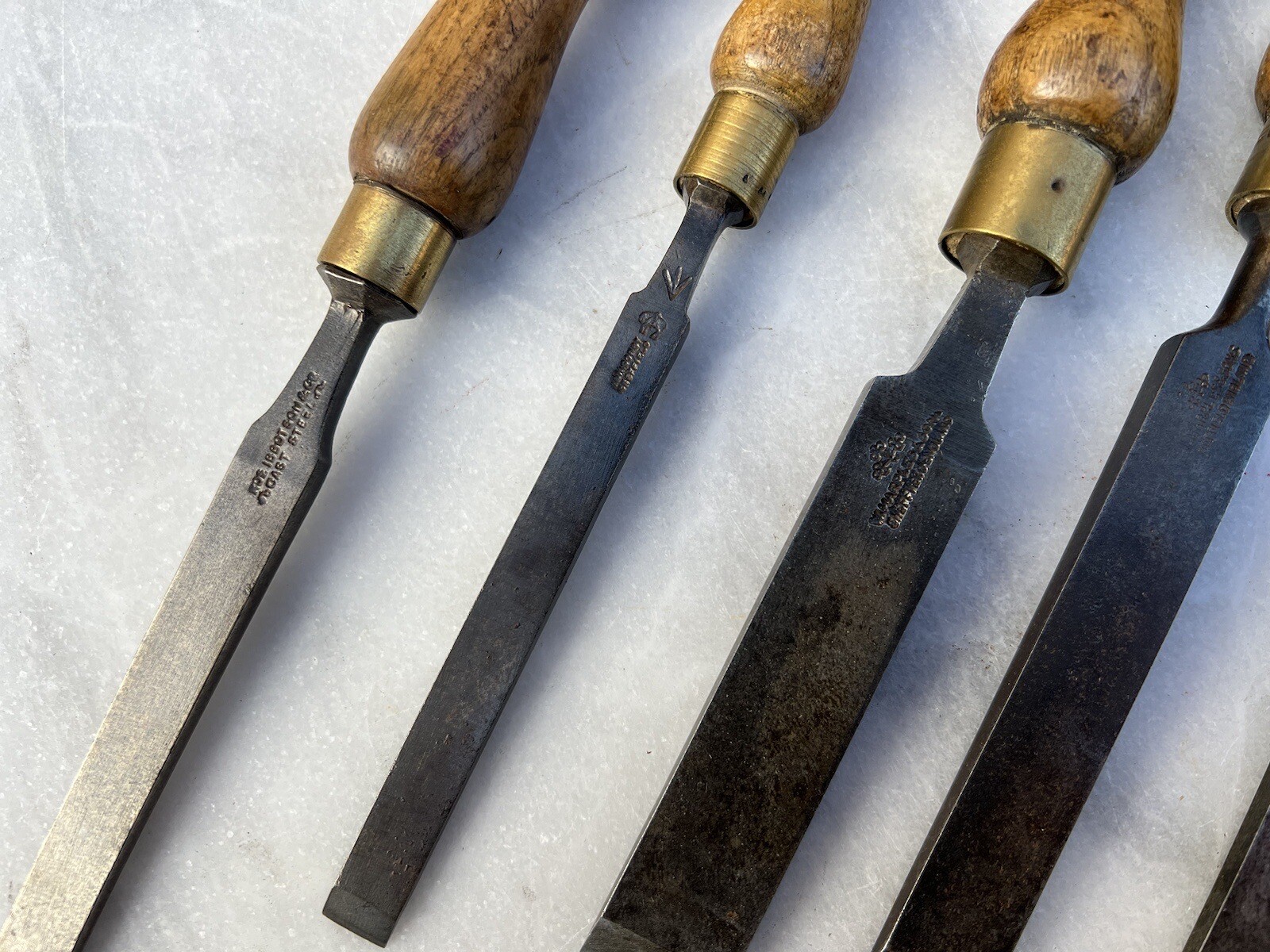 Vintage EnglishMade Woodworking Chisels Sheffield, England eBay