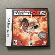 2K Sports Major League Baseball 2K12 Manual Included Nintendo DS Sports 2012