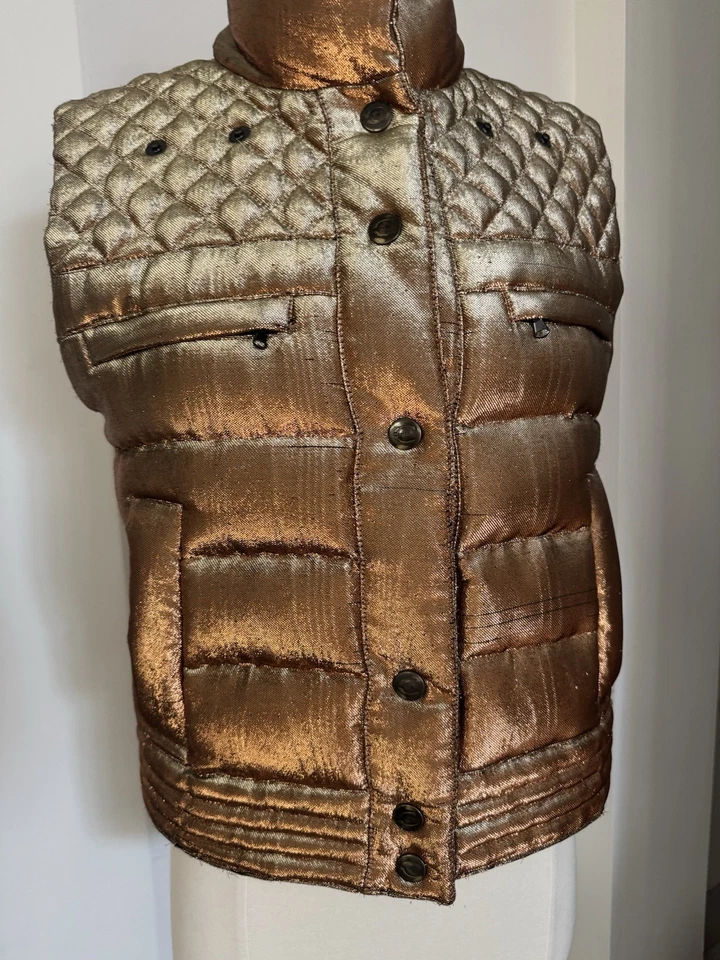 Chaleco Just Cavalli con piel real talla 40 Foto 3 de 4