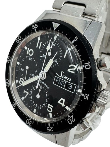 Sinn 103St Sa Pilot Chronograph Vintage Tritium Dial 41mm Day Date