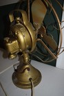 Antique Vintage Hunter Brass Blade Oscillating Electric Fan Gold — photo 7